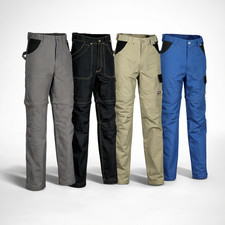 Pantalon De Travail De Sécurité Helsinki 2 En 1 Profi Cofra 100% Coton