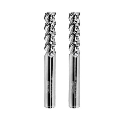 WEXWE Tools Finishing Carbide End Mill for Aluminum Cutting, Milling High Glo...