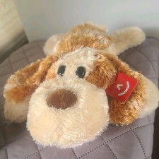 Aurora Silky Puppy Dog Hand Puppet 15" Plush Scruffy new with tags