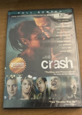 Crash (DVD, 2004 Widescreen) Don Cheadle, Sandra Bullock - Brand New, Sealed!