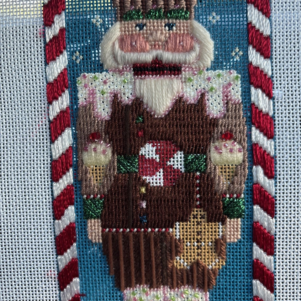 Shelly Tribbey nutCracker Hand painted Needlepoint Canvas Partial -Ship On Frame - Image 3 of 4