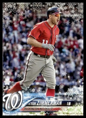 2018 Topps Holiday Ryan Zimmerman #169