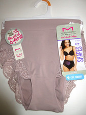 MAIDENFORM Cool Comfort Shaper BRIEF Panty FIRM Shapewear Tan womens  M