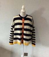 Seasalt Cornwall Pinwell Cardigan Bright Shape Maritime Mix Size 20 BNWT RRP £75