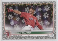 2022 Topps Holiday Mega Box Metallic Rafael Devers #HW189 05gv