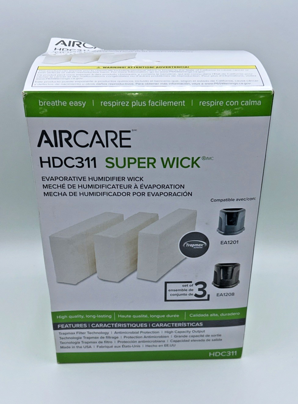 White Pack Of 3 Replacement New