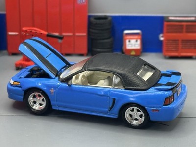 1999-2004 Ford Mustang GT Blue W/Black Convertible Top Opening