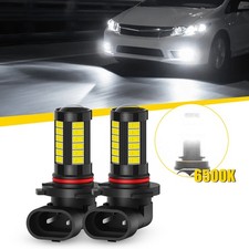 Auxito 9005hb3 Led Bulbs Fog Lamp Daytime Running Light Driving Drl 6000k White