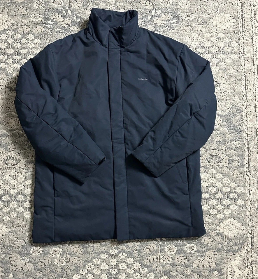 Calvin Klein Men’s Refined Holiday Dark Sapphire Jacket Size Large - Image 2 of 4