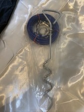 Heavy Duty 30FT Dog Tie Out Cable and Stake for Large Dogs, Dog Tie Out Stake...