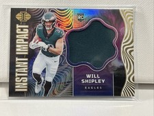 2024 Panini Illusions Will Shipley #II-WSY RC Instant Impact Patch Eagles
