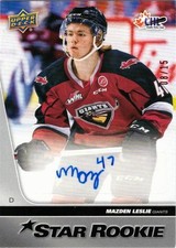 2022-23 Upper Deck CHL Canadian Hockey League Cards Checklist and Odds 30