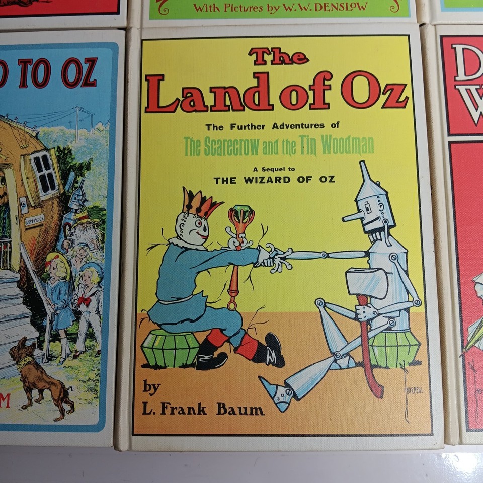 The Treasury Of Oz 7 Book Boxed Set L. Frank Baum Illustrations By John ...