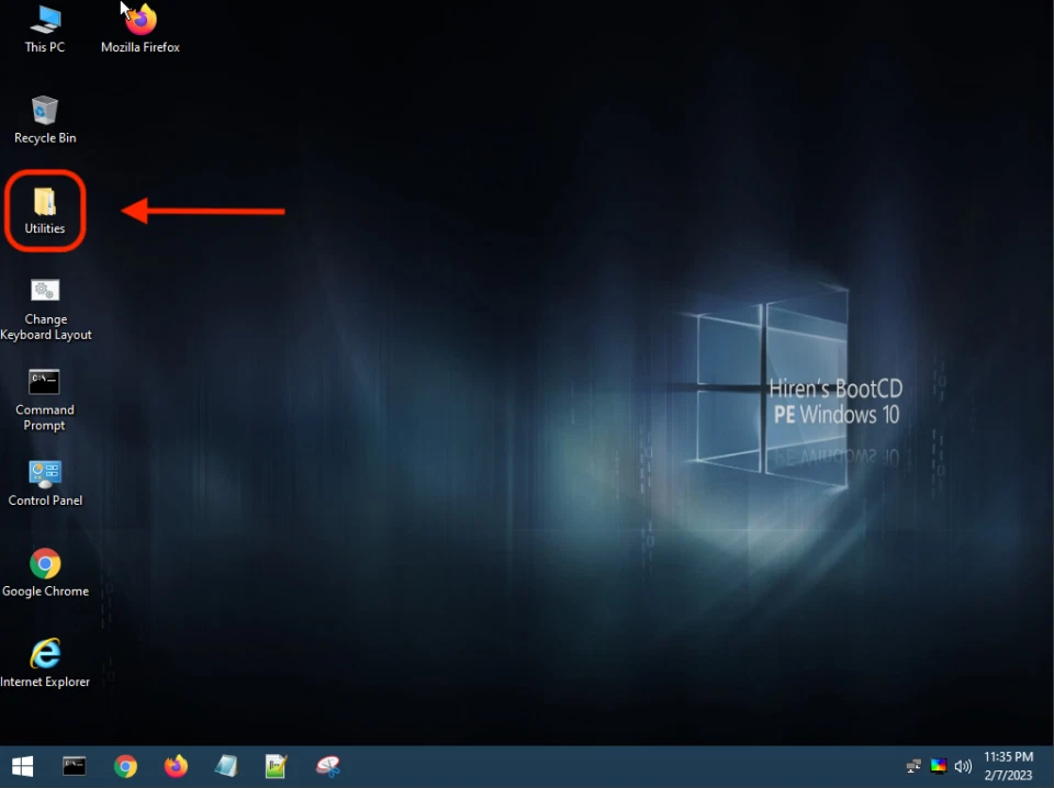 🛠️ USB RIPARA PC - Hiren's BootCD PE - Recupero Dati, Virus, Password, Windows - Imagen 2 de 3