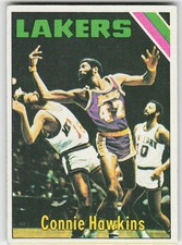 1975-76 Topps #195 Connie Hawkins BASKETBALL Los Angeles Lakers