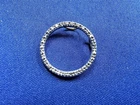 GRANDMA GRABE'S BEAUTIFUL VINTAGE 925 STERLING SILVER CZ RING 1.49G PENDANT