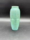 Rookwood Art Pottery Vase 1919 Geometric Design 8”  Arts & Crafts Blue Green