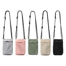 Multipurpose Chest Pack Shoulder Pouch Purse With Zippered Closures For Commute