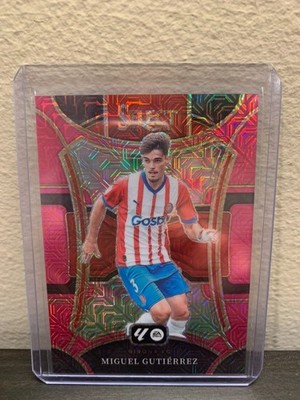 Miguel Gutierrez 2023-24 Panini Select La Liga Pink Mojo Prizm /115 SP Girona FC