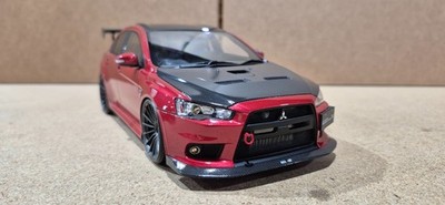 1/18 Ignition Model Mitsubishi Lancer Evolution X Red Metallic