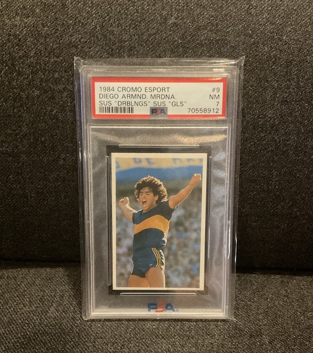 1984-85 CromoEsport Diego Armando Maradona Liga 1a Division - Diego Maradona #9