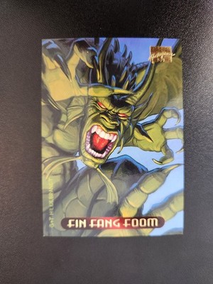 1994 Fleer Marvel Masterpieces Fin Fang Foom #37 Base Card Hildebrandt