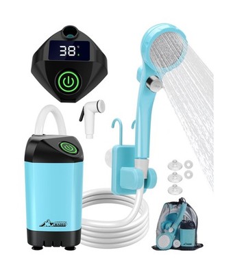 WADEO Portable Shower for Camping, Outdoor Electric Shower Recharge... Fast Ship
