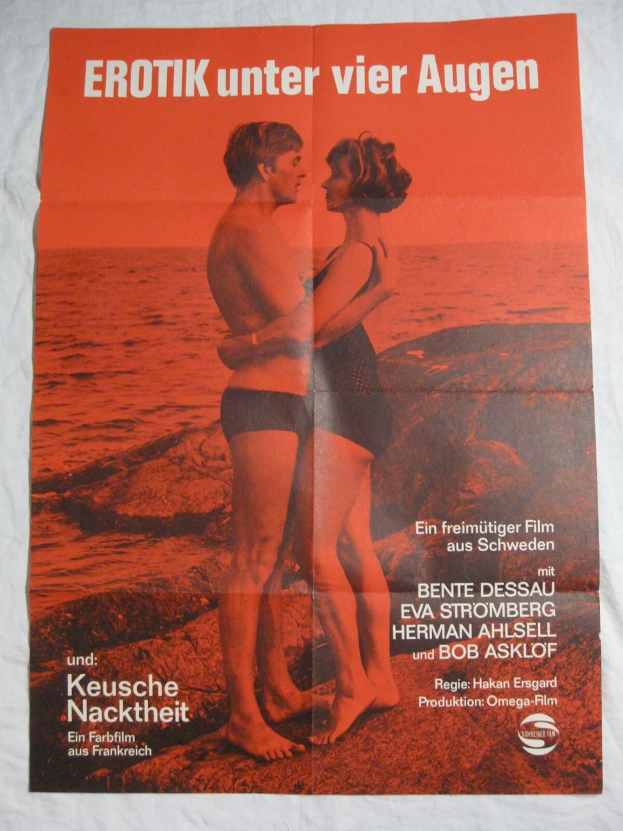 Erotik unter vier Augen - Poster Plakat Filmplakat - Sexfilm Schweden  eBay