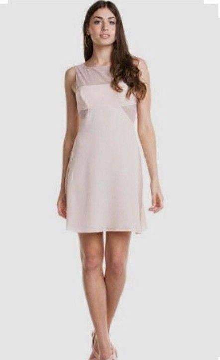 open lace back dress BCBG