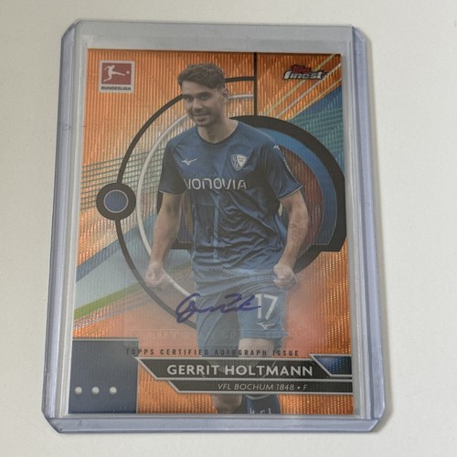 2022-23 GERRIT HOLTMANN TOPPS FINEST BUNDESLIGA AUTO ORANGE /10 VFL BOCHUM 1848