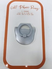 Silver Cat Phone Ring Finger Grip Stand Universal Mobile Cell Holder 360