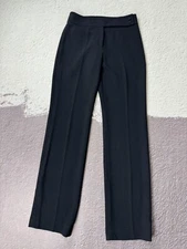 Jil Sander black wool classic dress pants old money style