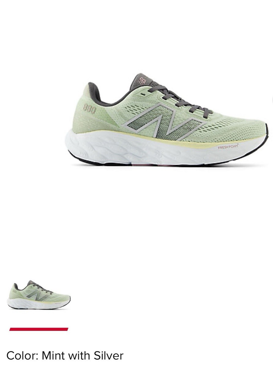 New Balance FF X 880 V14 women's size 10 B Running Shoes Mint With