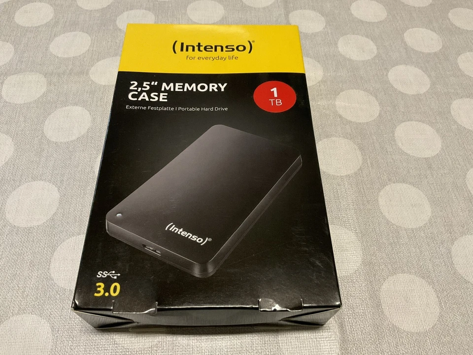 Intenso Memory Case 1TB, Extern, 5400RPM, Incl.Versand