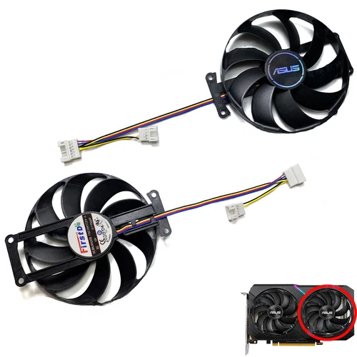 Kühllüfter FDC10H12S9-C Lüfter für ASUS RTX2070 2060 GTX1660S Grafikkarte