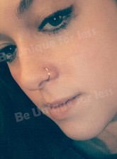 Nose Hoop Ring Stud 10x Joblot Of Surgical Steel Body Piercing Jewellery 8mm 6mm
