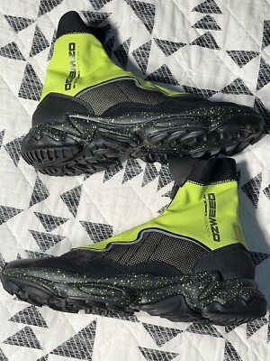 Adidas Ozweego TR STLT Raf Simons Neon Green Black Men s Sz 8 Sneaker Shoes RARE