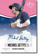 MICHAEL GETTYS 2014 Rize Rookie Autograph PINK AUTO RC LE/200
