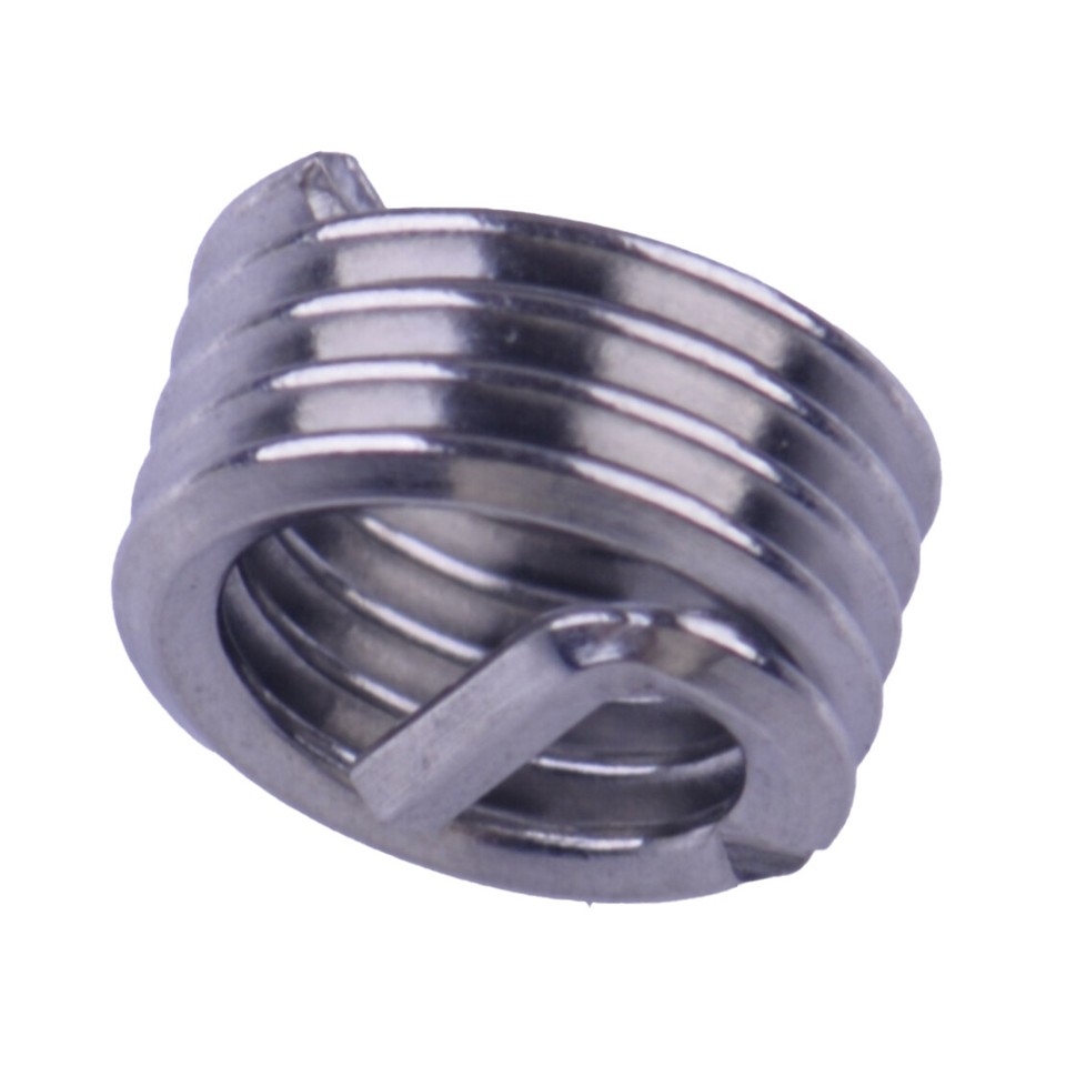 100-Pack M6-1.0 Stainless Steel Nylon Insert Lock Nuts - Coarse Thread, A2 Grade