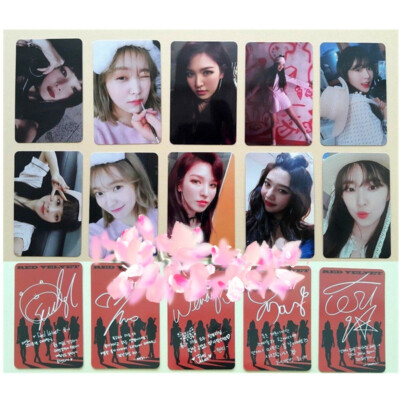 Kpop Red Velvet Bad Boy Rookie Peek-A-Boo Photocard Kihno