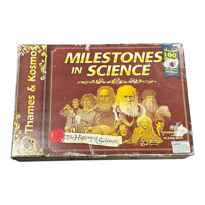 Thames & Kosmos Milestones in Science Experiment Kit Brand New In Open Box