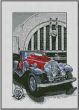 Antique Car 1932 Stutz Counted Cross Stitch Chart No.34-102 