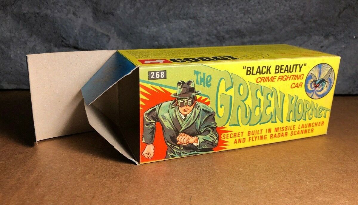 Original Vintage Corgi Toy | The Green Hornet | #268 | Black Original Vintage Corgi Toy | The Green Hornet | #268 | Black