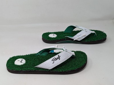 Reef Mulligan Ii Golf Flip Flops Sandals Turf Grass Bottle  display picture 1