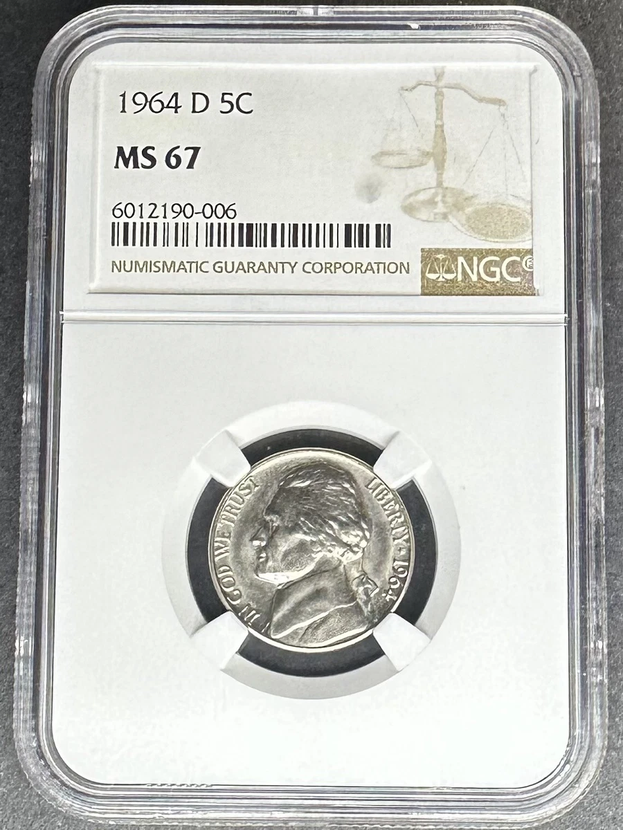 Denver 1964 US Jefferson Nickels (1938-Now) for sale | eBay