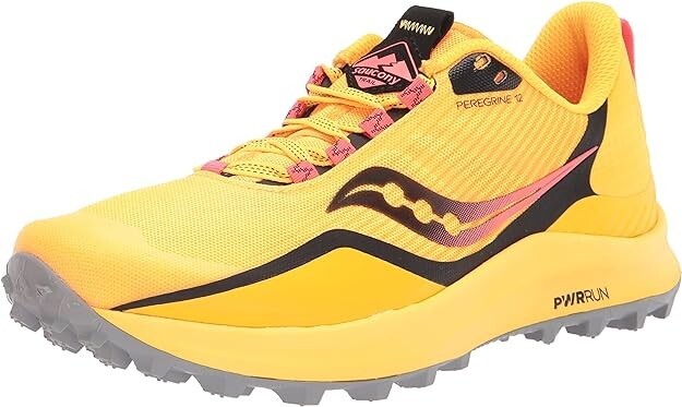 Saucony Peregrine 12 zapatos para correr para mujer trail running S10737-16 amarillo Reino Unido 5,5