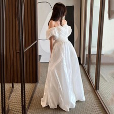 Elegant Sweetheart A Line Evening Dresses Satin Pleats Corset Back Party Gowns