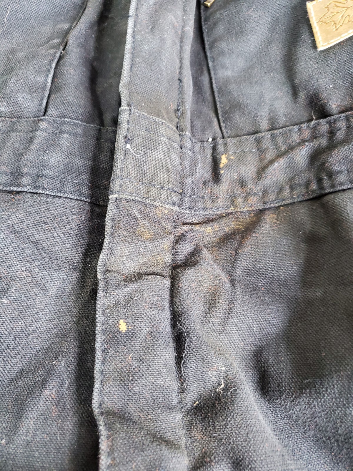 Vintage Field N' Forest BLACK Coveralls Work Farm Men… Gem