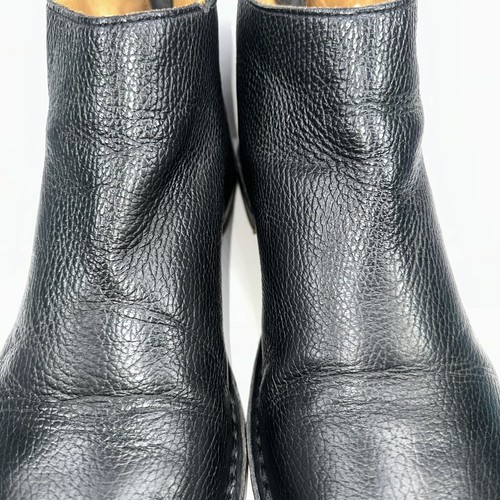 Scarpe casual MOMA uomo taglia 11,5 (45 EU) nere in pelle con tacco e cerniera - Foto 5 di 23