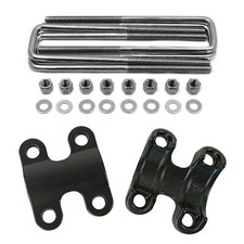 2pcs Leaf Spring Axle U-bolt Plate And Ubolts For 1973 - 1987 Chevy Gmc C30 K30